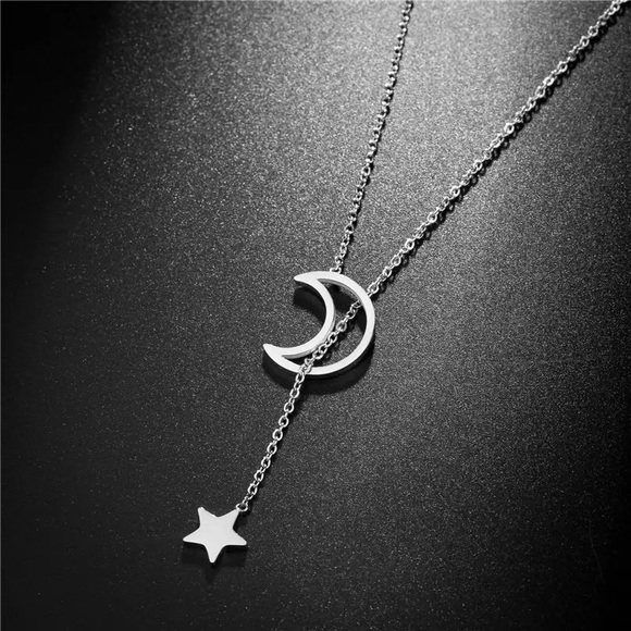 3/$30 🌙  Moon and Stars Necklace ⭐️ - Picture 4 of 7